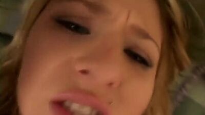 Casting Couch Blowjob and Fucking Blonde