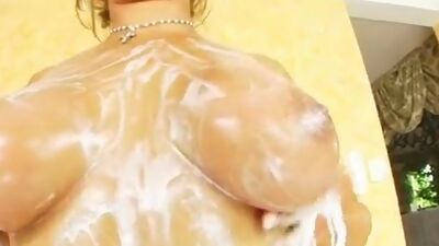 Prime Cups Big tit girl in body stocking finger fucking