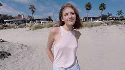 Lena Anderson is all smiles after our stud jizzes on her face