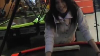 Public fuck on homemade sex tape