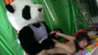 Teen girl masturbating with fruits