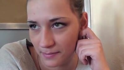 Real public sex with a stunning brunette