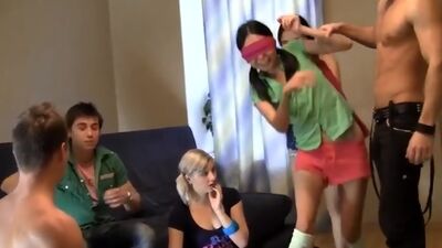 Exciting college girl porn movie with hot action