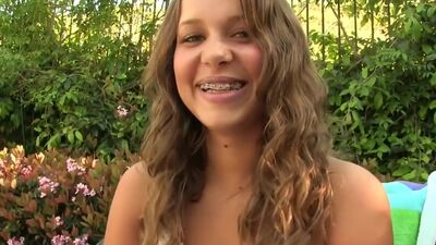 Teen Liza Rowe gets Hardcore Creampie Big Cock