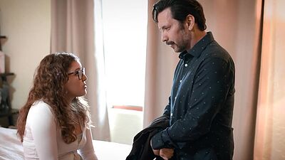 Cute teen Leana Lovings has the hots for her much older teacher