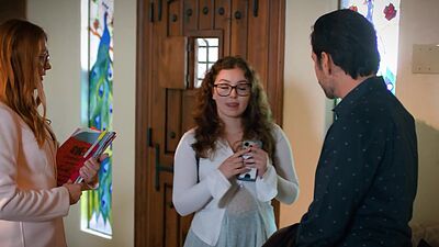 Cute teen Leana Lovings has the hots for her much older teacher