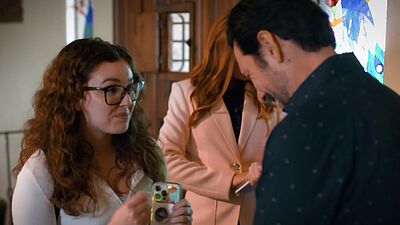 Cute teen Leana Lovings has the hots for her much older teacher