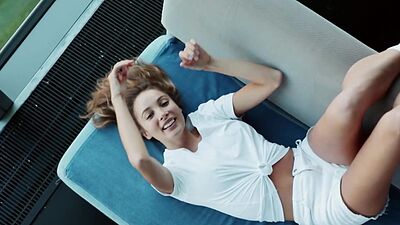 Skinny Colombian beauty Calypso Muse reveals her perfect natural boobs