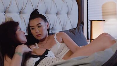 Kimmy and Syren agrees to have sensual and erotic sex