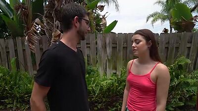 Brunette teen Kylie Quinn turns out to be an ok stepsister