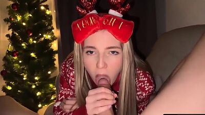 I gave my biggest fan some passionate sex for Christmas