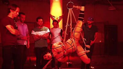 Gangbanged perverted nympho bitch fucked by nice cock