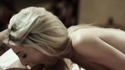 Petite teen stepdaughter lets angry stepdad fuck her rough