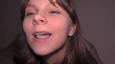 Close up Blowjob and Huge Cum in my Mouth