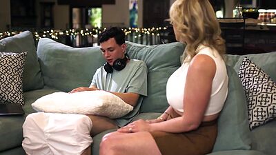 Stepson Josh Rivers fucked huge tits MILF Rachael Cavalli