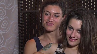 Public bitches drilled in BDSM session in wet pussy hole