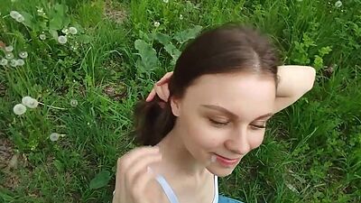 Cute Stepsister Teases with her Boobs Ou