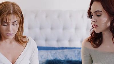 Freya kisses Lumi which leads to tender sex