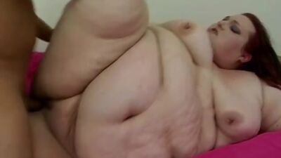 SSBBW Spread Legged For a Black Cock