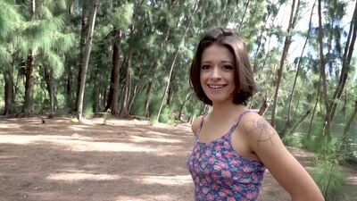 Izzy Bell has her tight pussy stretched by a thick dick