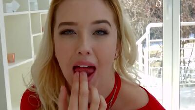 American hottie Samantha Rone in gangbang blowbang scene by Cum For Cover with facials