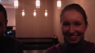 Reality sex video with a pretty redhead