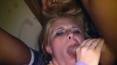 Hardcore fucking with married blonde girl