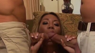 Keani lei DP cock slut getting fucked