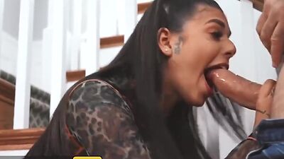 gina valentina cant resist a big cock up her ass -