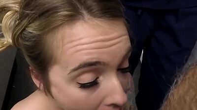 Doctor testing busty inked surrogate patient