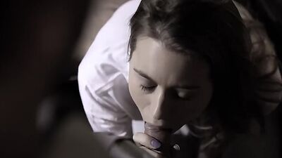 Psychiatrist dominates troubled teen and she bites his cock