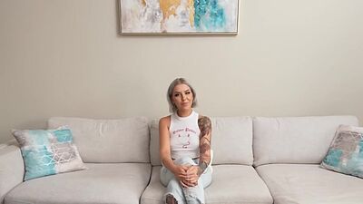 POV fucking super hot tattooed ice blonde