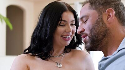 Australian BBW teen newcommer Holly Day hot sex with a good looking guy