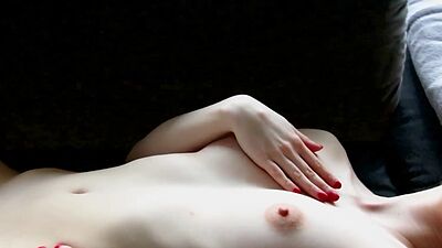 Small tits European teen posed naked and revealed her hot natural body