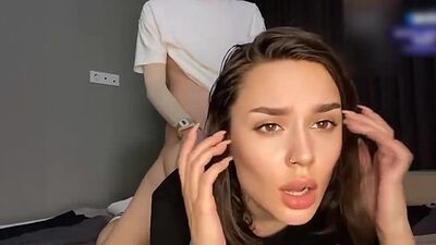 Hot Student gives Blowjob and Rides Cock as she was Taught in College Dorm