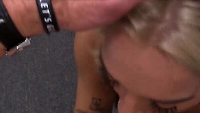 Busty Latina gags on doctors fat dick