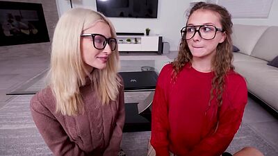 Emma Rosie makes Mira Monroe touch and enjoy stepbrothers cock