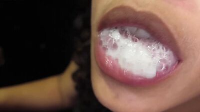 GLORYHOLE SECRETS - You go girl, swallowing cum never looked so good