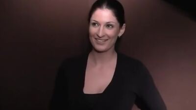 Hardcore sex in public restroom