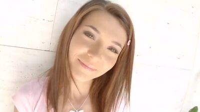 Hot solo girl Alexis Brill masturbating fingering on Give M