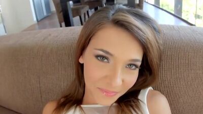 Hot solo girl Alexis Brill masturbating fingering on Give M