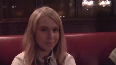 Shy teen blonde in pickup fuck video