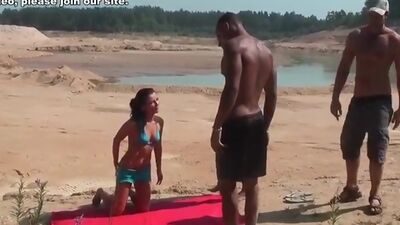 Cute girl prefer sucking dicks