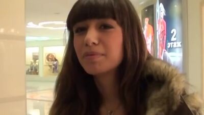 Pickup porn with model looking girl