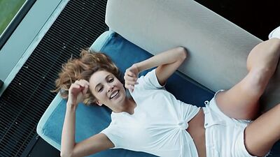 Petite Latin MILF shows amazing body during hot posing for the Playboy