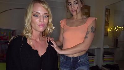 Tyler fucked Sofie and Rachael in hot threesome