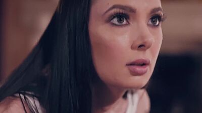 Slutty teen stepdaughter Marley Brinx fucked by big dick dominant stepdad