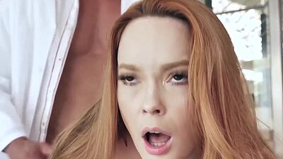 Glam babe Summer Hart has her ass fingered and drilled hard