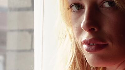 Sexy Canadian blonde Katie Jean solo softcore striptease video with Playboy