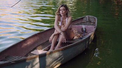 Hot big tits MILF Anna Lisa exposed perfect body after passion striptease